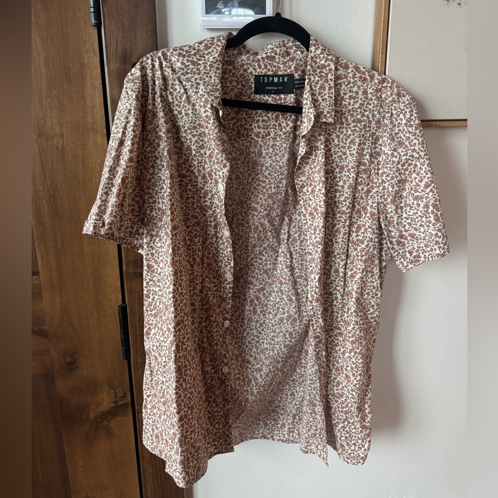 Top Man ButtonDown T-shirt Large